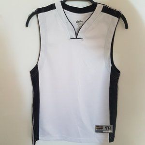 Eastbay White/Black Activewear Top, Size M - NEW
